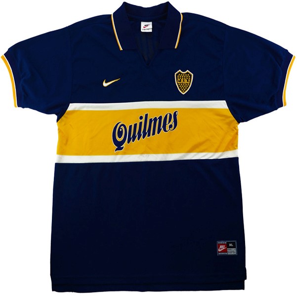 Camisetas Boca Juniors Primera equipo Retro 1996 1997 Azul